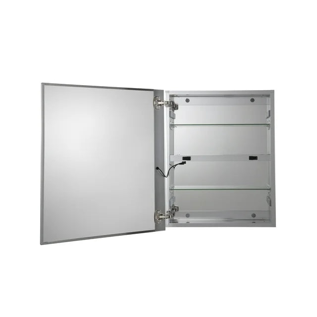 Croydex Caballo 20 in. x 26 in. Illuminated Medicine Cabinet