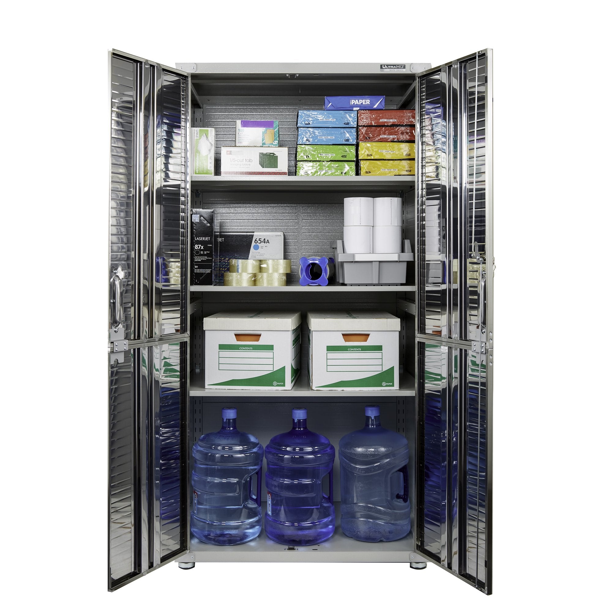 Seville Classics UltraHD Mega Steel Storage Cabinet, 48