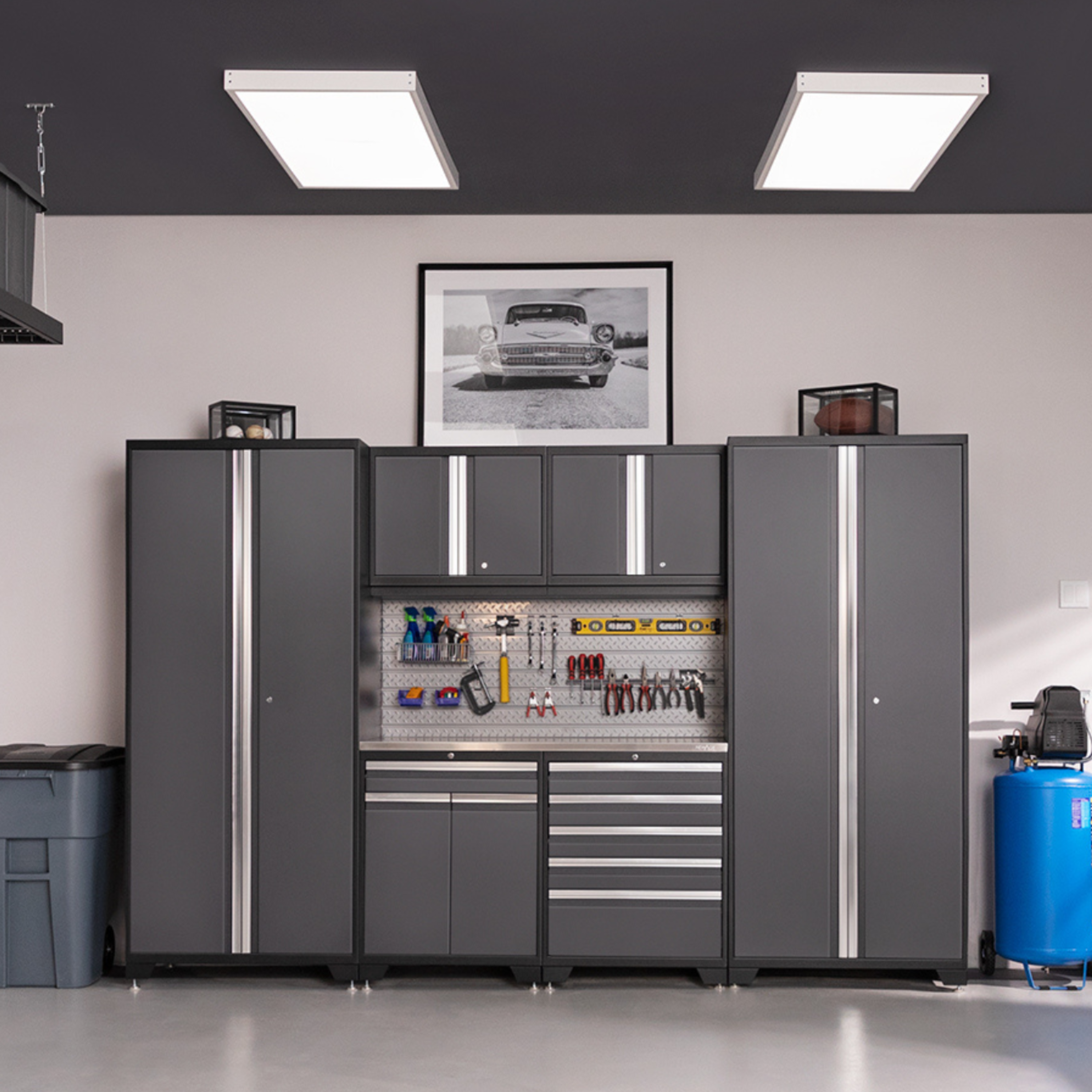 Garage cabinets