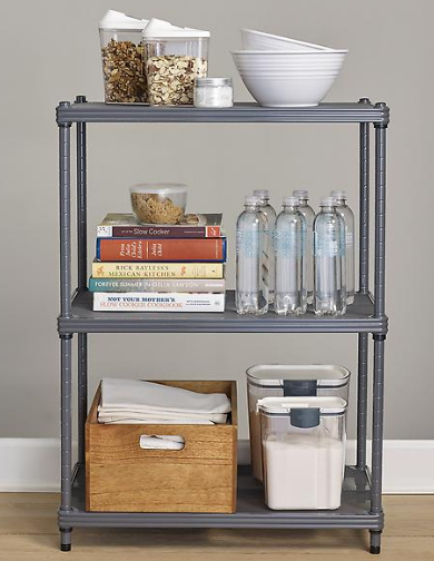 SoHo Grey Utility Shelving