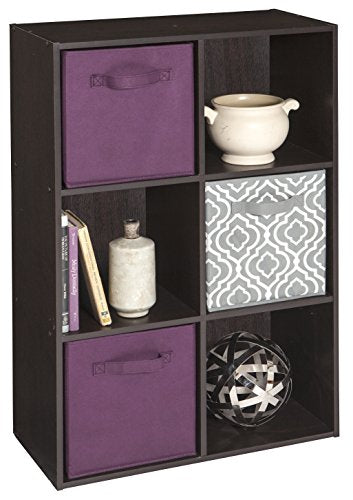 ClosetMaid 4186 Cubeicals Organizer, 6-Cube, Chocolate