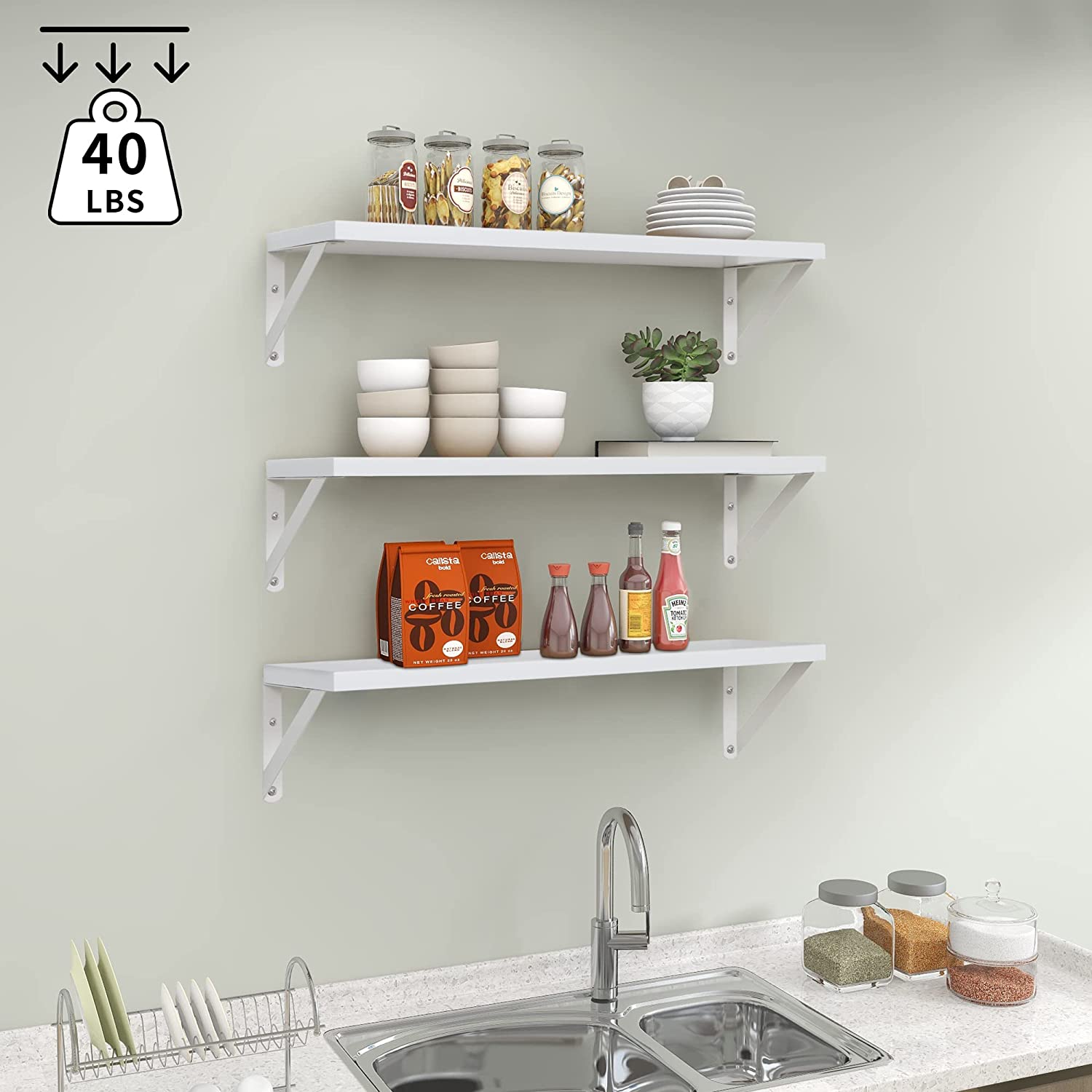 Fun Memories Floating Shelves Set of 3, 24