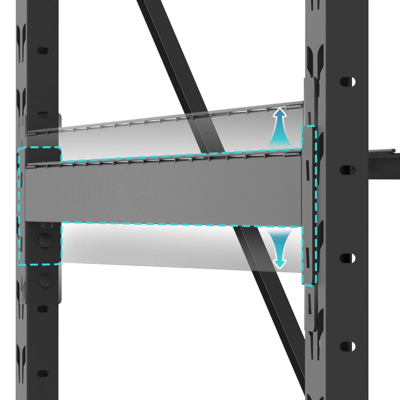 Fleximounts 2 x 4 ft 3 Shelf Steel Wire Decks Storage Racks 4650 lbs Capacity