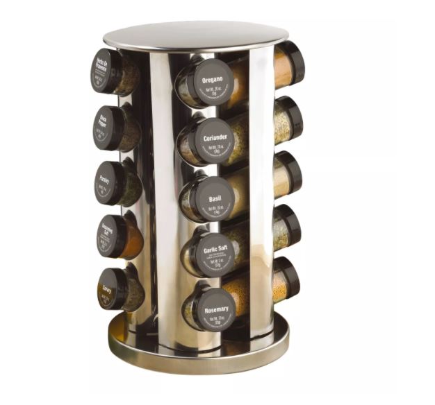 Kamenstein 20-Jar Revolving Spice Rack