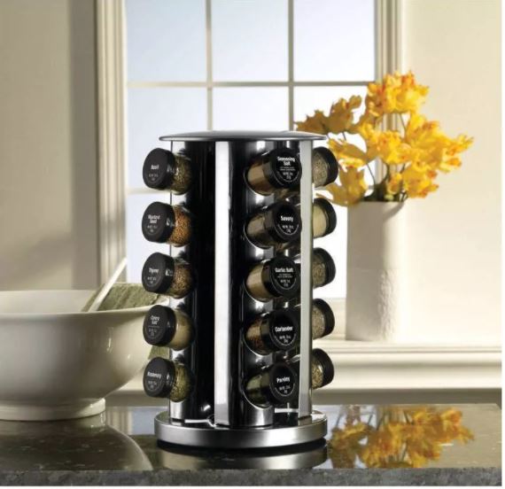 Kamenstein 20-Jar Revolving Spice Rack