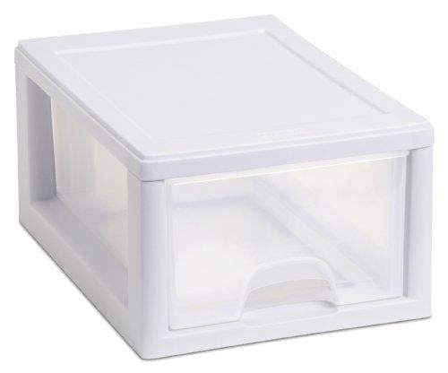 sterilite corp. 20518006 sterilite stackable storage drawer 12 7/8