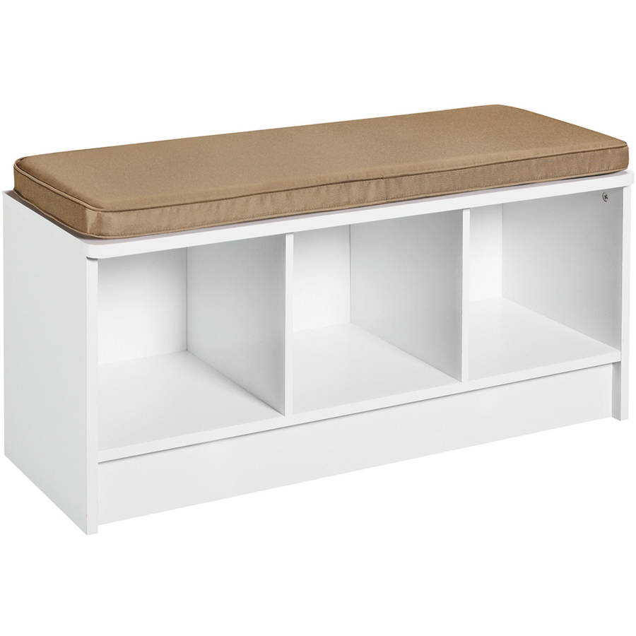 ClosetMaid 3-Cube Entryway Storage Bench, White