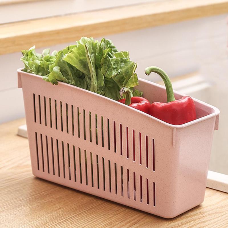 Vegetable Storage Drain Fridge Kitchen Organizer