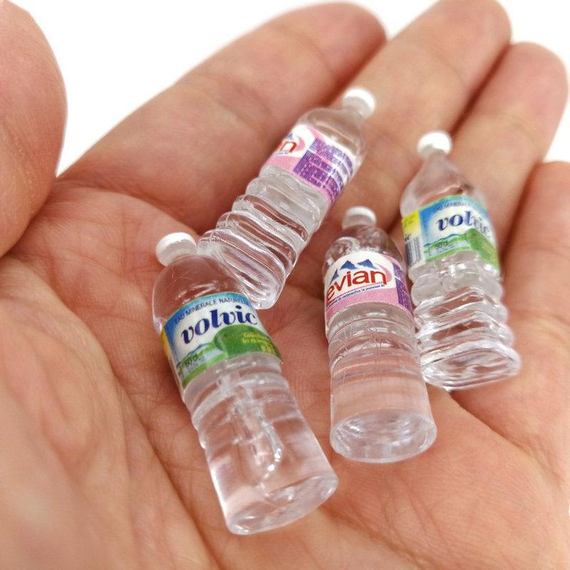 Doll House Miniature Kids Gift Toys Mini Simulation Mineral Water Bottle