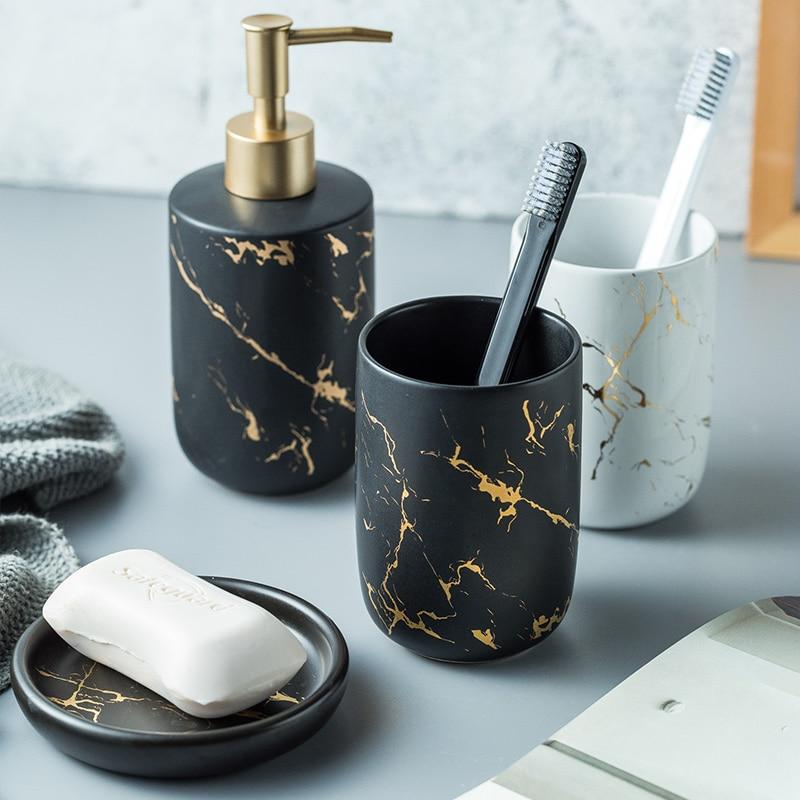 Luxury Ceramic Bathroom Accessory Set