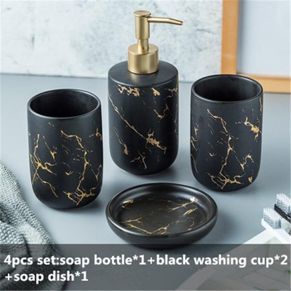 Luxury Ceramic Bathroom Accessory Set