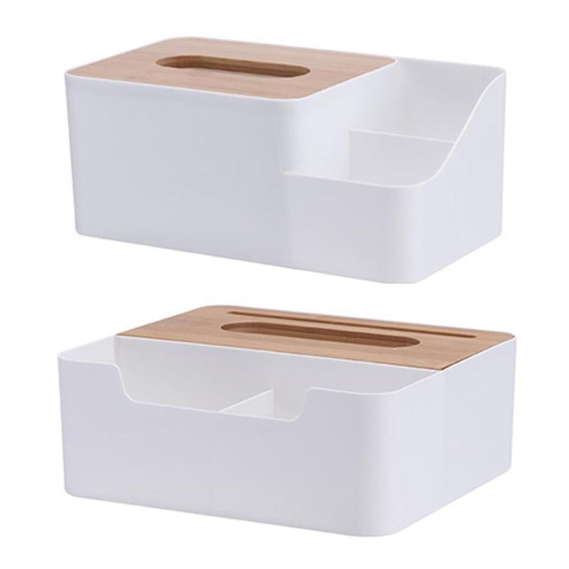 Multi-function Plastic Tissue Box Phone Shelf Holder