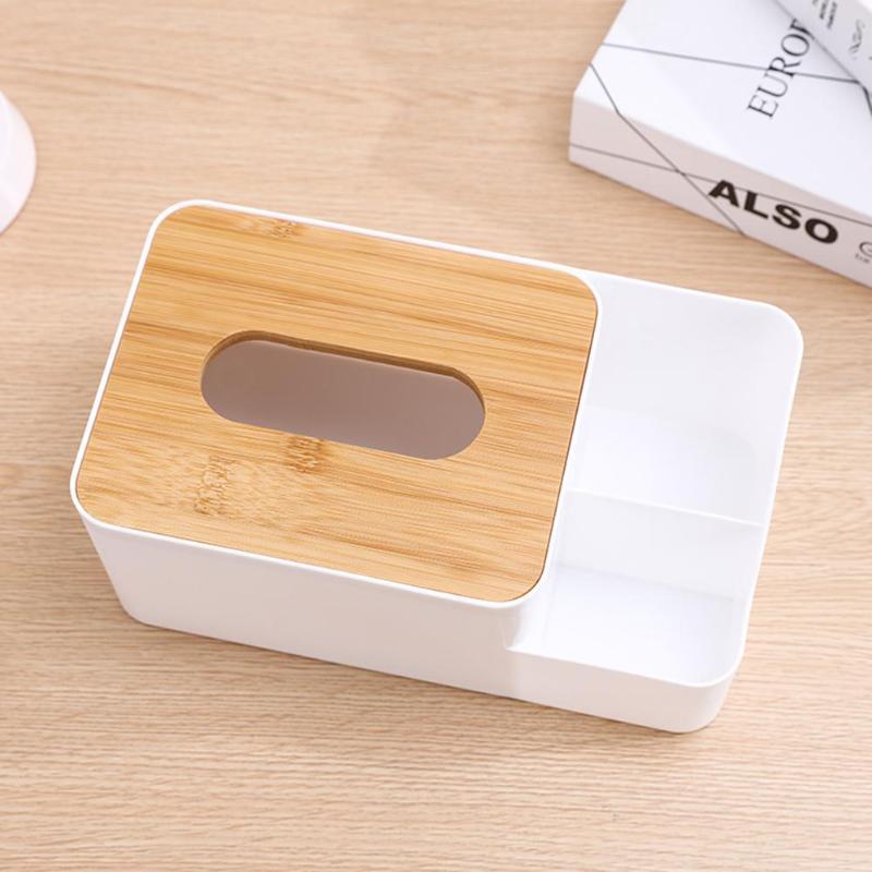 Multi-function Plastic Tissue Box Phone Shelf Holder