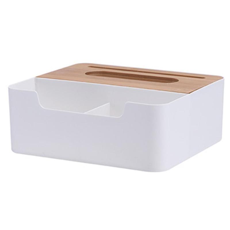 Multi-function Plastic Tissue Box Phone Shelf Holder