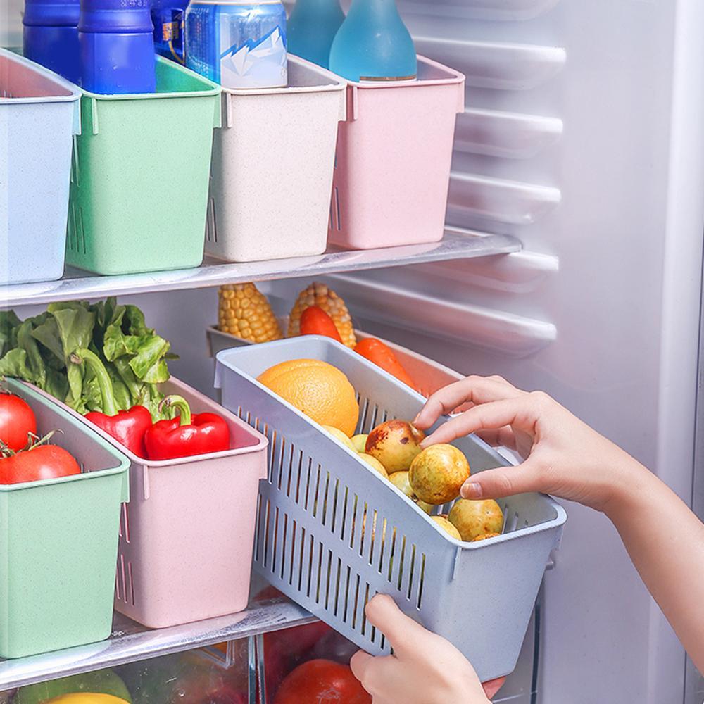 Vegetable Storage Drain Fridge Kitchen Organizer