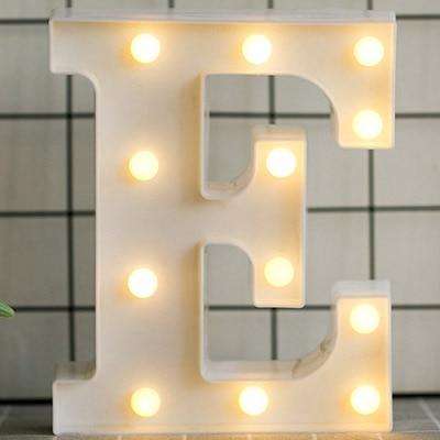 Alphabet Number LED  Lamp Wedding Party Decoration