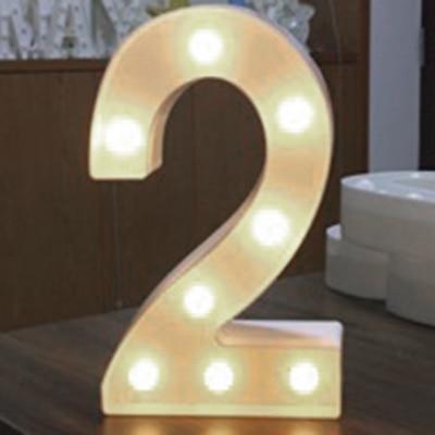 Alphabet Number LED  Lamp Wedding Party Decoration