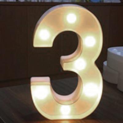 Alphabet Number LED  Lamp Wedding Party Decoration