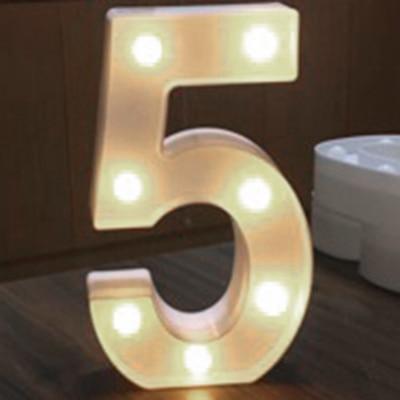 Alphabet Number LED  Lamp Wedding Party Decoration