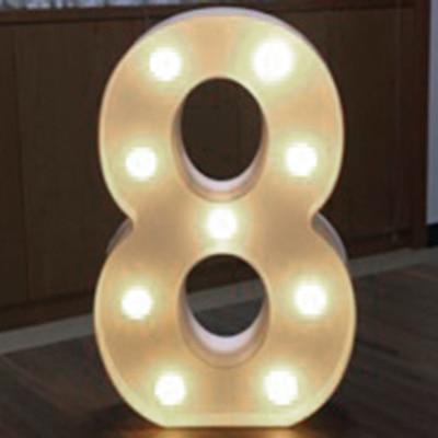 Alphabet Number LED  Lamp Wedding Party Decoration