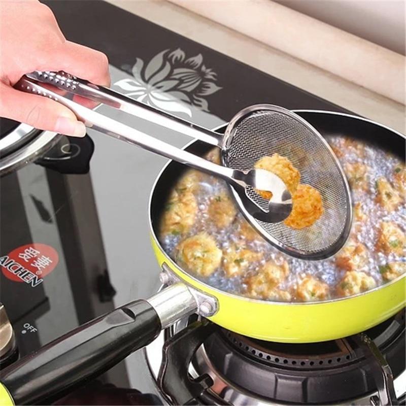 Kitchen Accessories French Fry Food Strainer Scoop