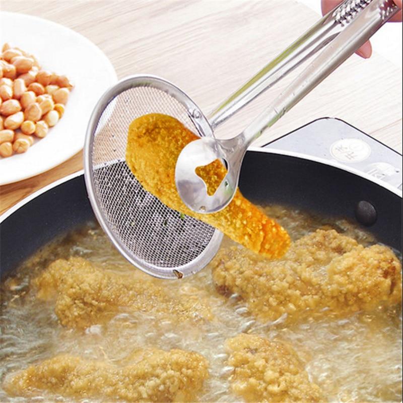 1pcs Stainless Steel Fried Food Fishing Oil Scoop