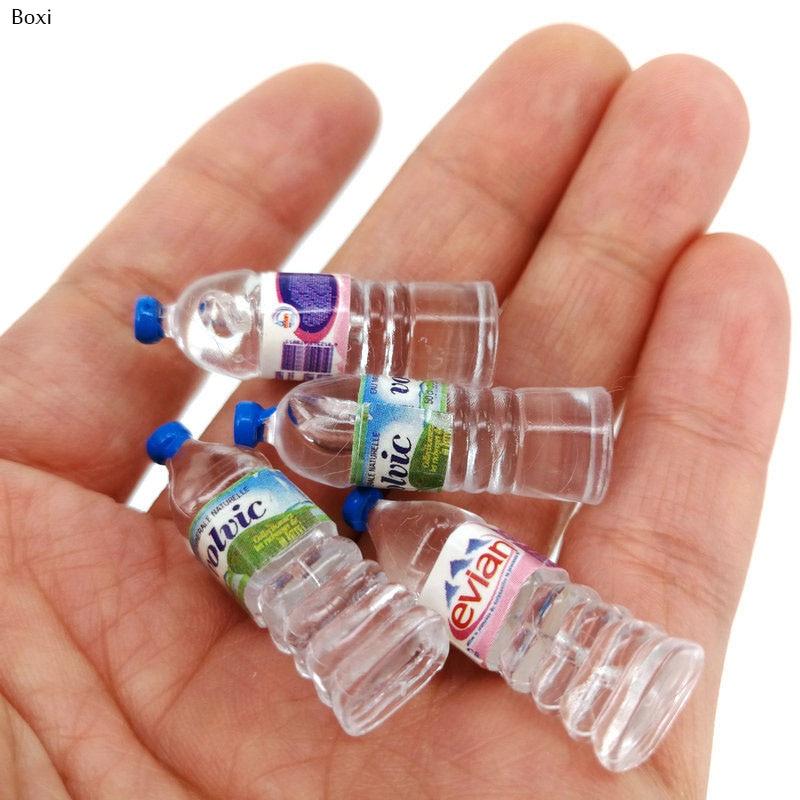 Doll House Miniature Kids Gift Toys Mini Simulation Mineral Water Bottle