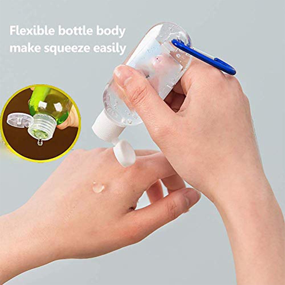 Portable Small Mini Hand Sanitizer Bottle with Key Ring