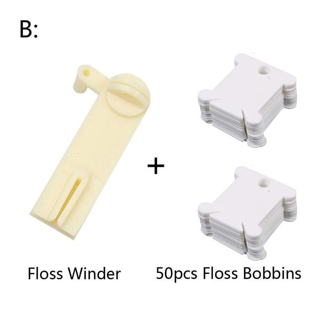 Plastic Floss Bobbins with Floss