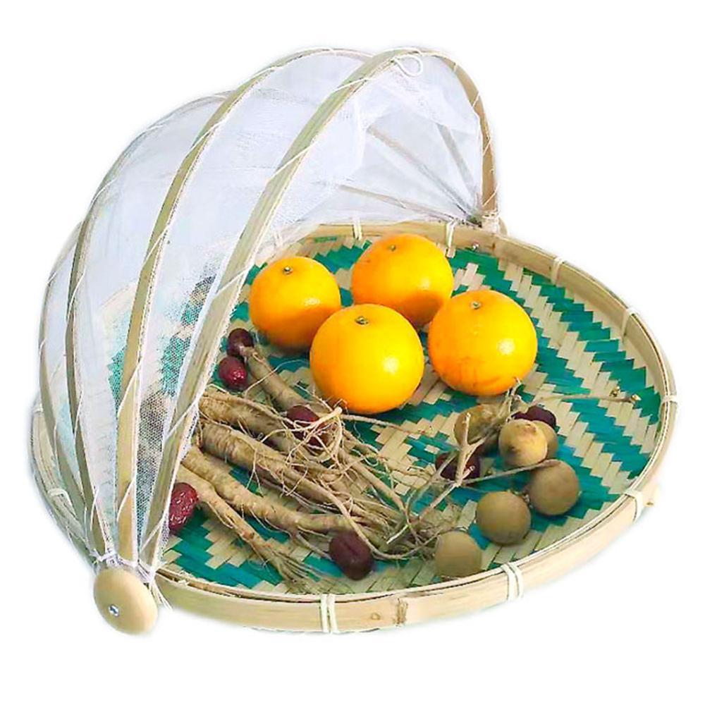 Bamboo Anti-mosquito Storage Food Serving Baskets