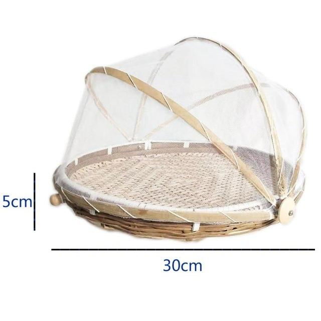 Bamboo Anti-mosquito Storage Food Serving Baskets