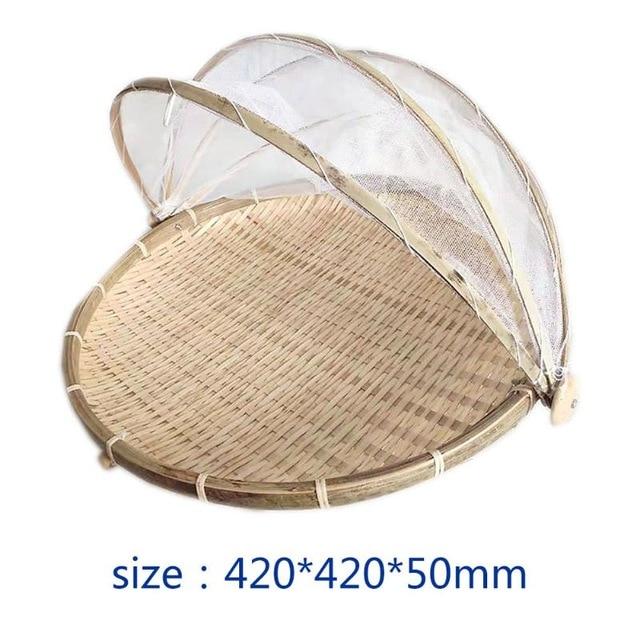 Bamboo Anti-mosquito Storage Food Serving Baskets