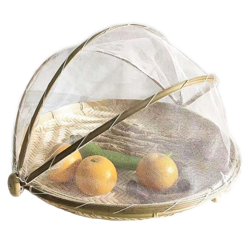 Bamboo Anti-mosquito Storage Food Serving Baskets