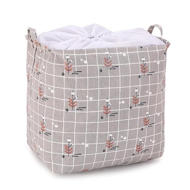 Home Storage Small Fresh Pastoral Fabric Storage Basket