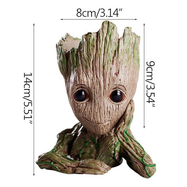 Cartoon Groot Flower Pots Storage Organizer