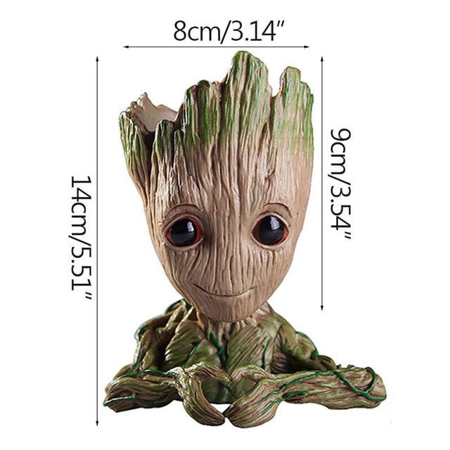 Cartoon Groot Flower Pots Storage Organizer