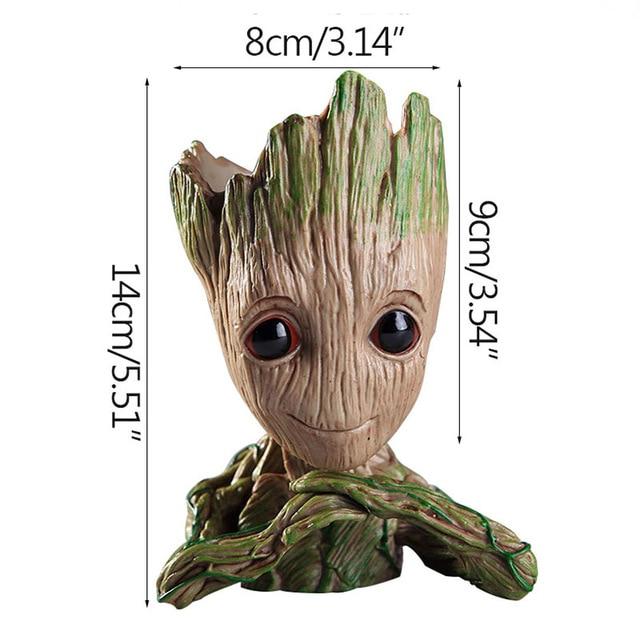 Cartoon Groot Flower Pots Storage Organizer