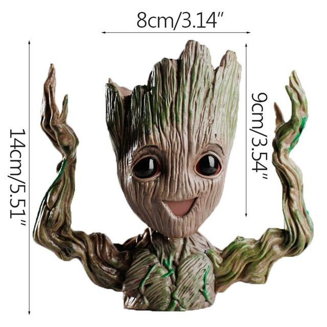 Cartoon Groot Flower Pots Storage Organizer