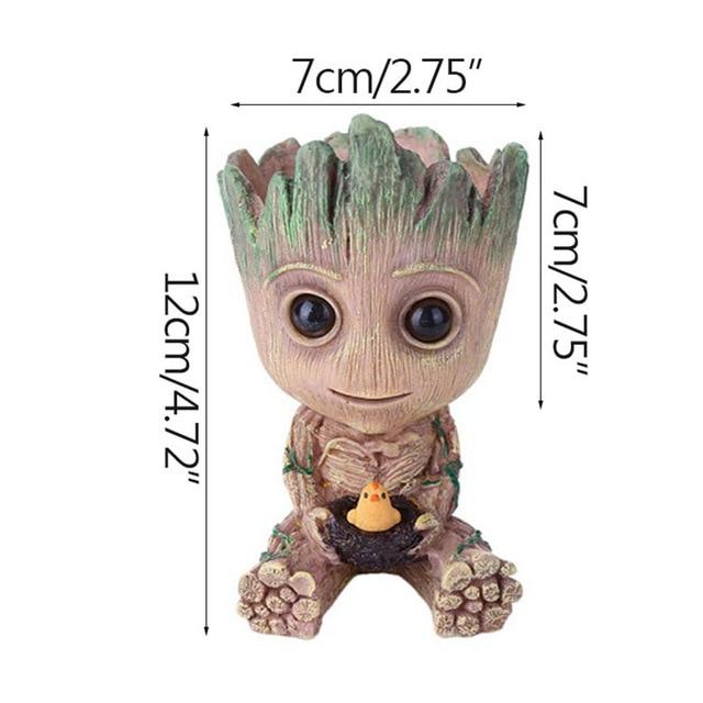 Cartoon Groot Flower Pots Storage Organizer