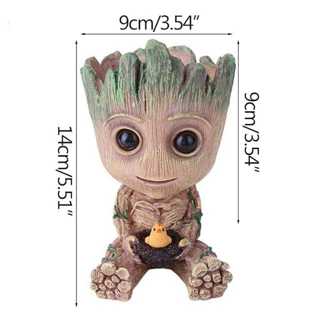 Cartoon Groot Flower Pots Storage Organizer