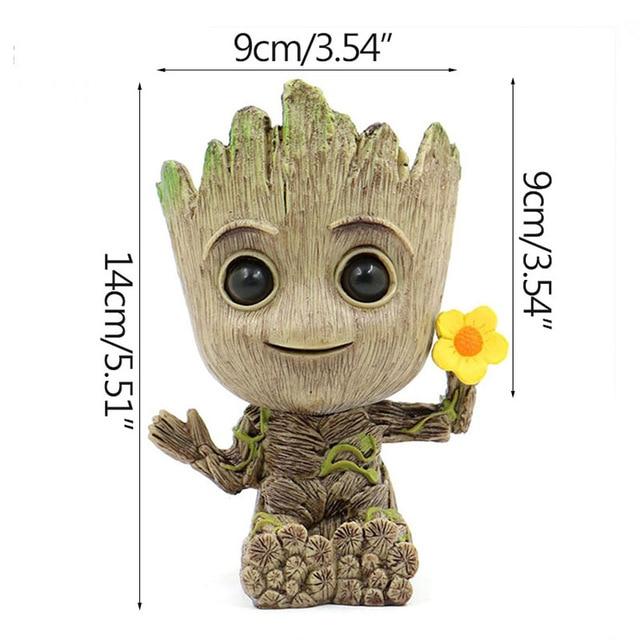 Cartoon Groot Flower Pots Storage Organizer