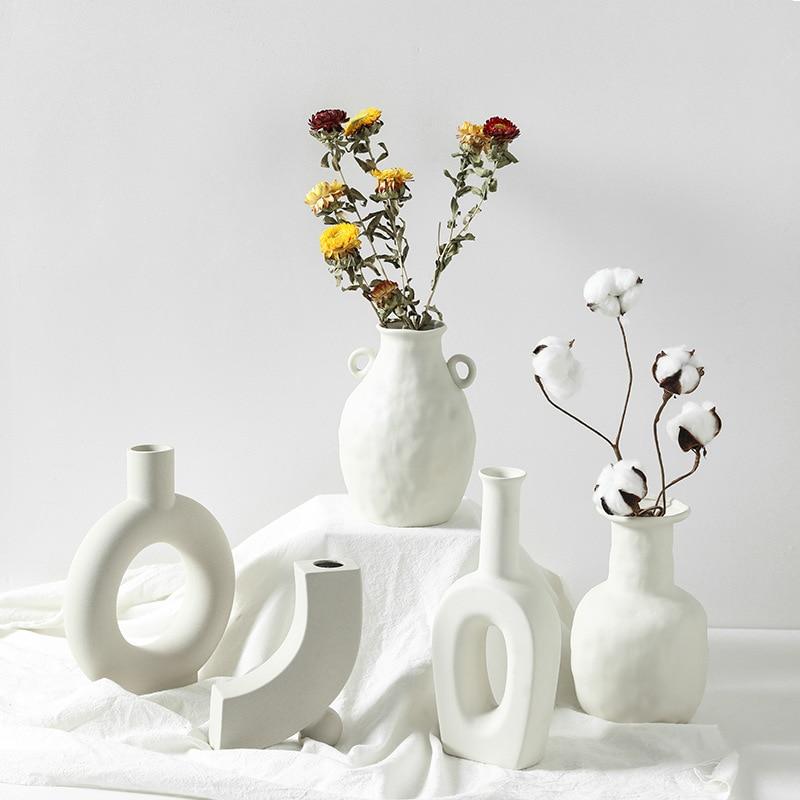 Ceramic Table Flower Vases