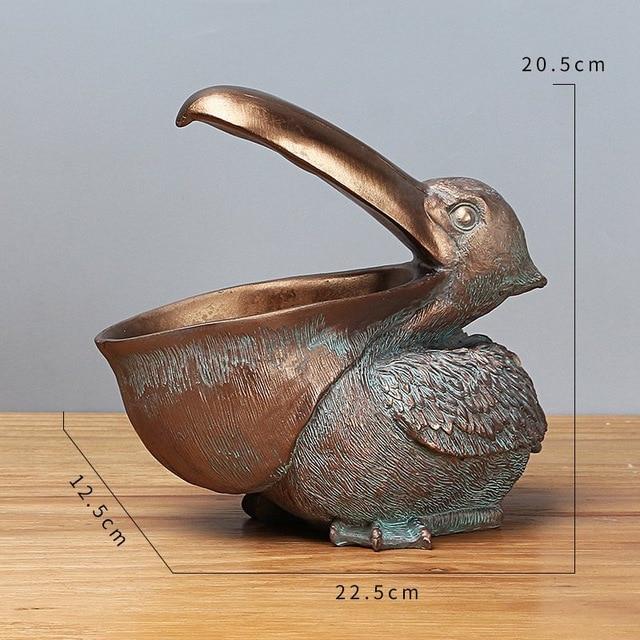 Pelican Statue Key Candy Container