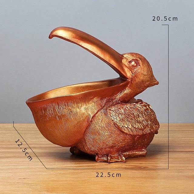 Pelican Statue Key Candy Container