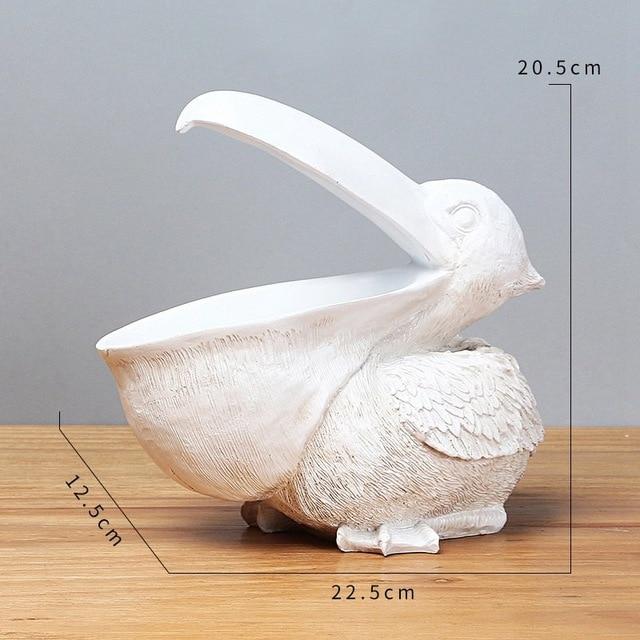 Pelican Statue Key Candy Container