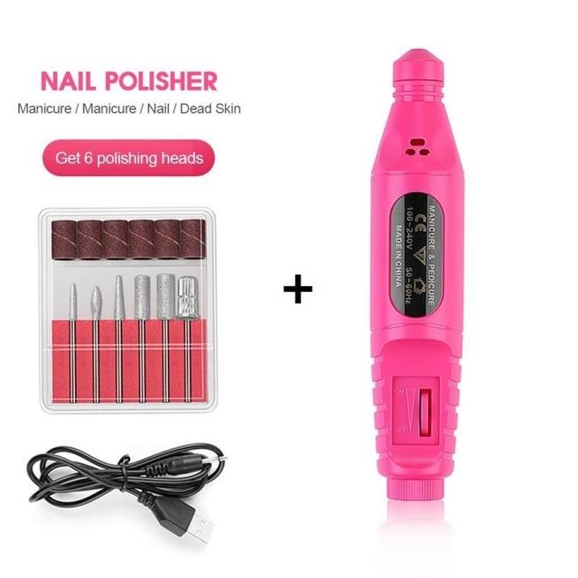 Electric Nail Drill Machine USB Charging