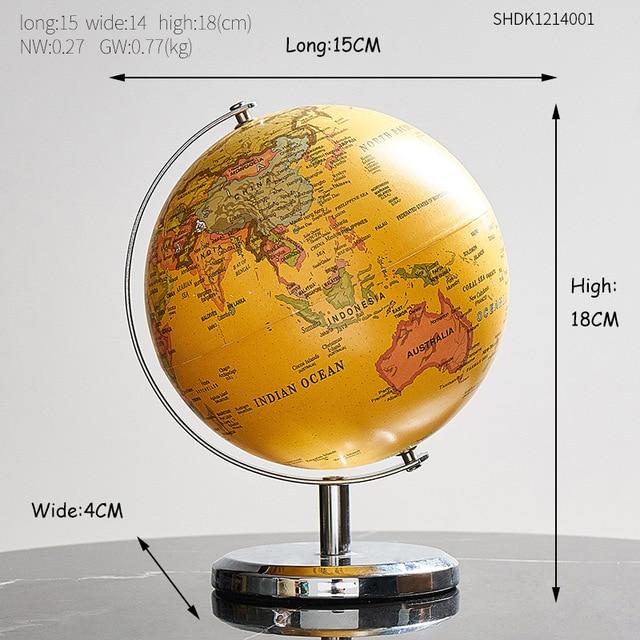 World Globe Constellation Map