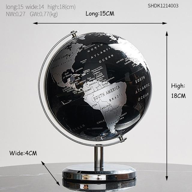 World Globe Constellation Map