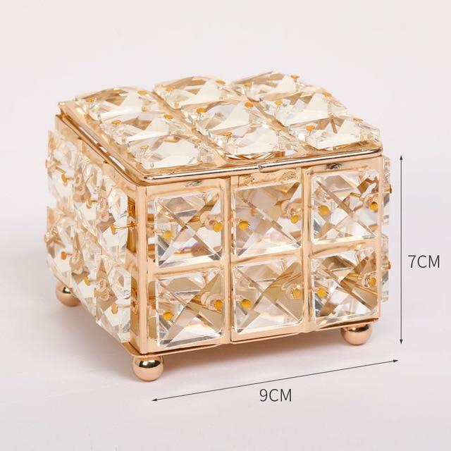 Crystal Glass Tissue Box