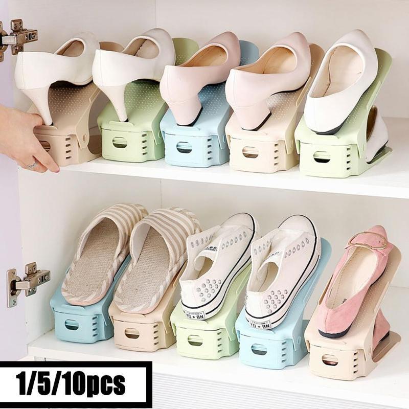 Footwear Support Slot Space Saving Cabinet